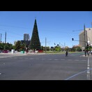 Der Victoria Square, der zentrale Platz in Adelaide